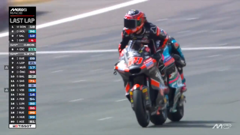González celebrates prematurely, costing himself Moto2 victory at Silverstone