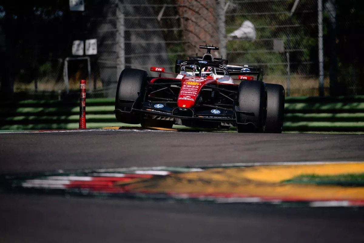 Ferrari e Racing Bulls vão à pista no 2º dia e finalizam período de testes da Pirelli em Ímola
