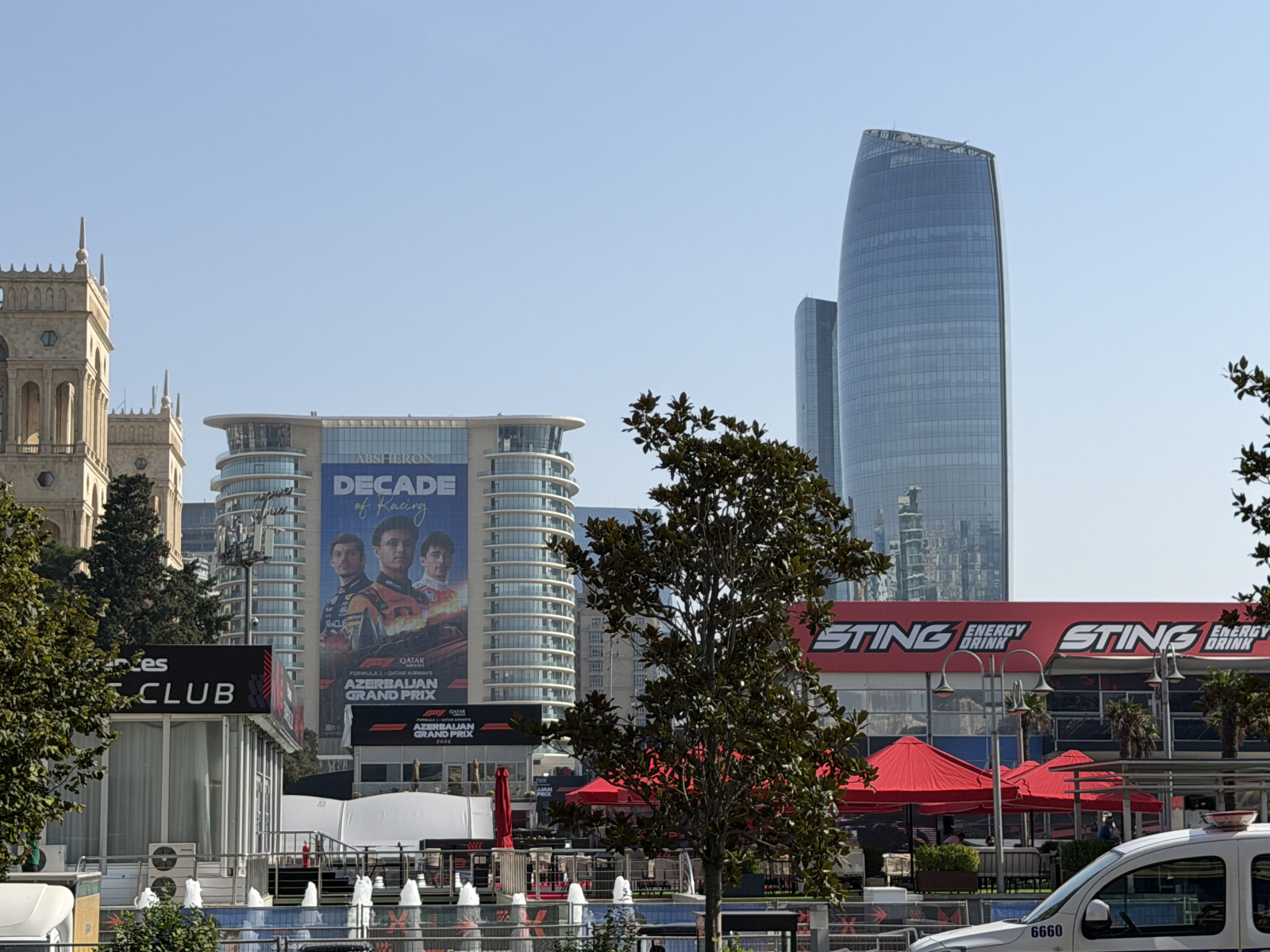 F1 disputa treinos livres no Azerbaijão em quinta-feira quente e com ventos moderados