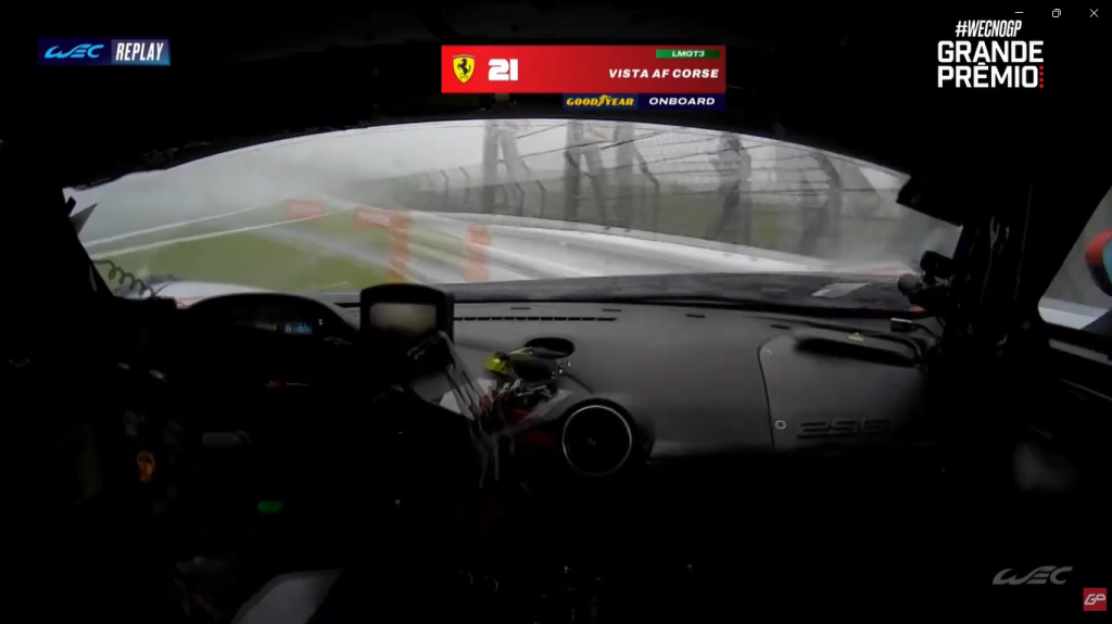 Ferrari #21 aquaplana e bate forte durante classificação das 6 Horas de Fuji do WEC