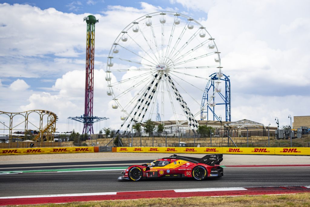 Nielsen leva Ferrari #50 à vitória após quebra do Toyota #7. Confira última volta da Lone Star Le Mans
