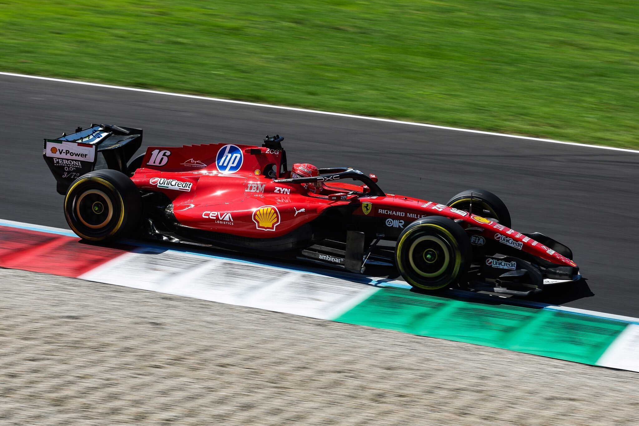Leclerc percibe una fuerte competencia y dice que tuvo “buenas sensaciones” con Ferrari en Monza