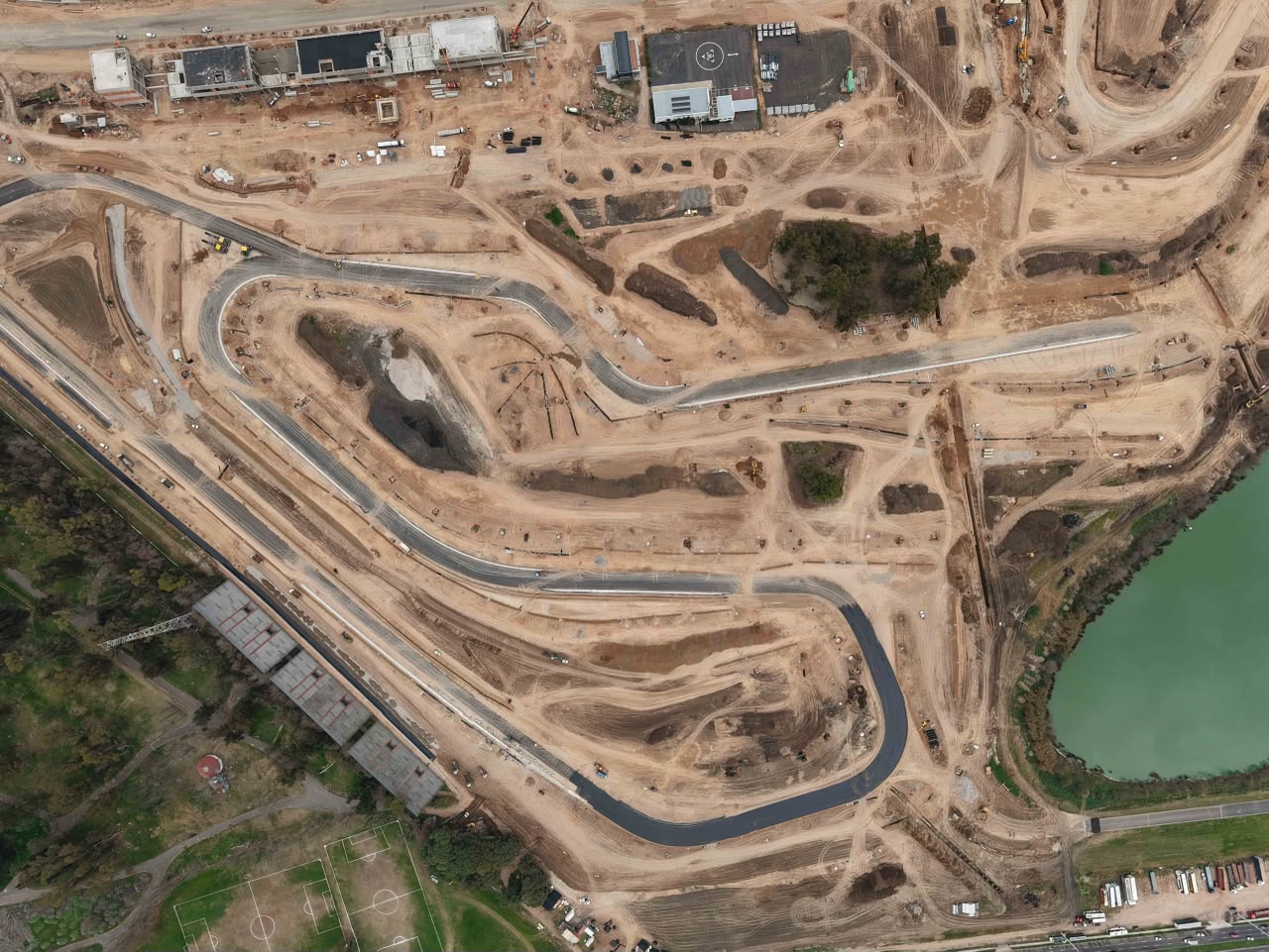 Buenos Aires afirma que la transformación del autódromo supera el 60% de avance