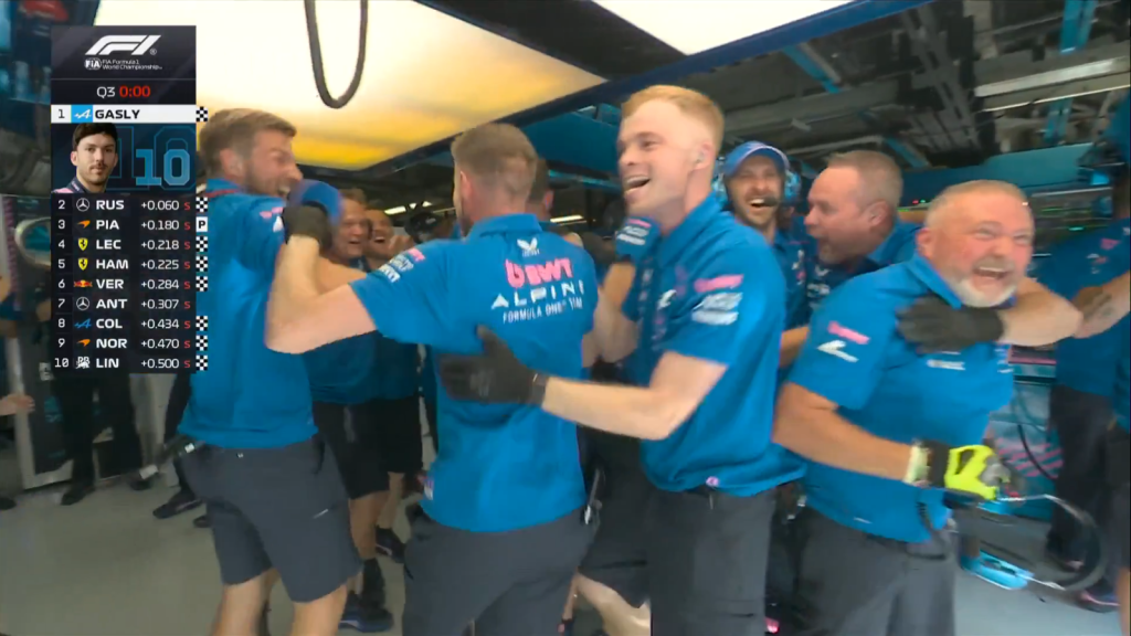 Gasly faz história em Monza de novo e leva box da Alpine à loucura com pole na Itália?