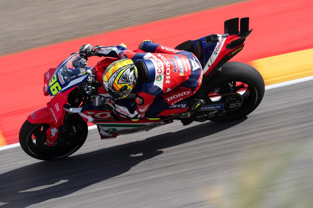 Mir โทษระบบเบรกและกังวลความเร็วของ Honda ที่ Aragon: “เราต้องเข้าใจสาเหตุให้ได้”