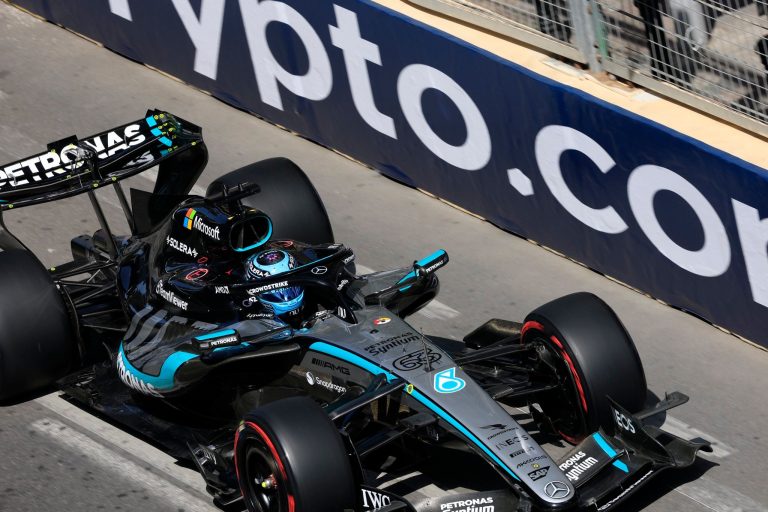 Russell conquista la pole position del GP de Azerbaiyán; Colapinto es 10° y Antonelli 16°