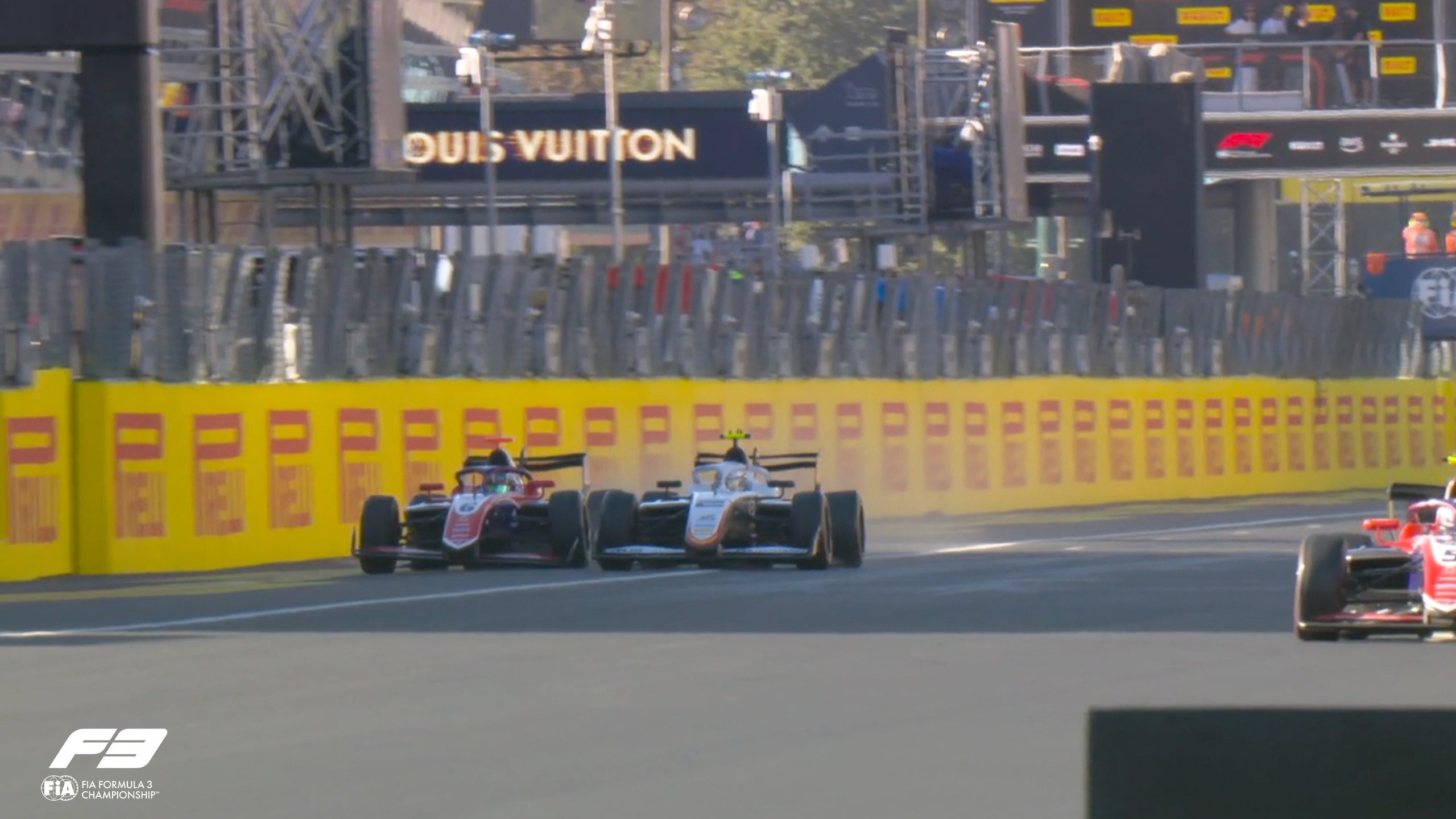 Ugochukwu encierra a De Palo contra el muro en la práctica libre de F3 en Monza