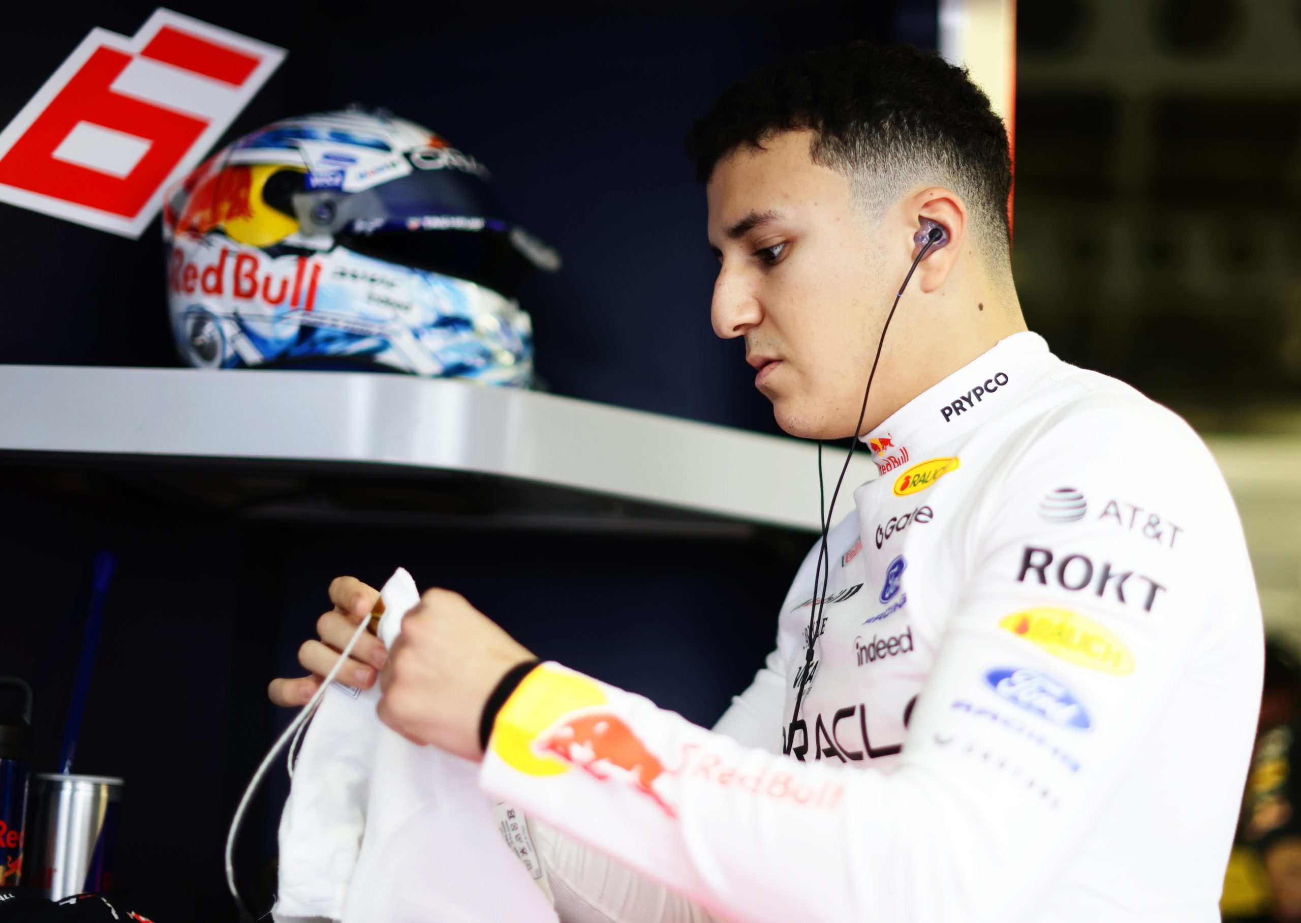Hadjar celebra el podio en el GP de Azerbaiyán y se ilusiona con Red Bull en F1 2026: “Un regreso perfecto”