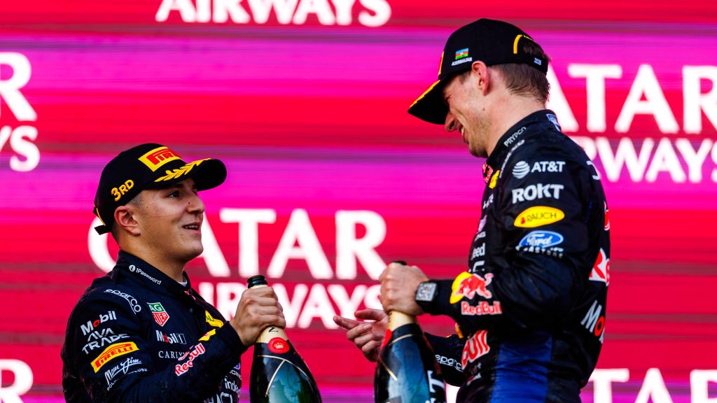Red Bull quebra jejum no Azerbaijão e conquista 1º pódio duplo desde GP da China de 2024