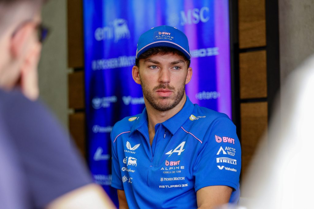 Gasly nega rancor de Colapinto por incidente em Baku: 'Precisamos um do outro'