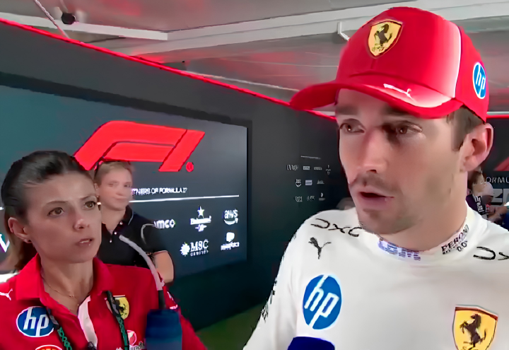 “Não sei se falei algo que não podia”: Leclerc deixa escapar atualização de motor usada em Baku