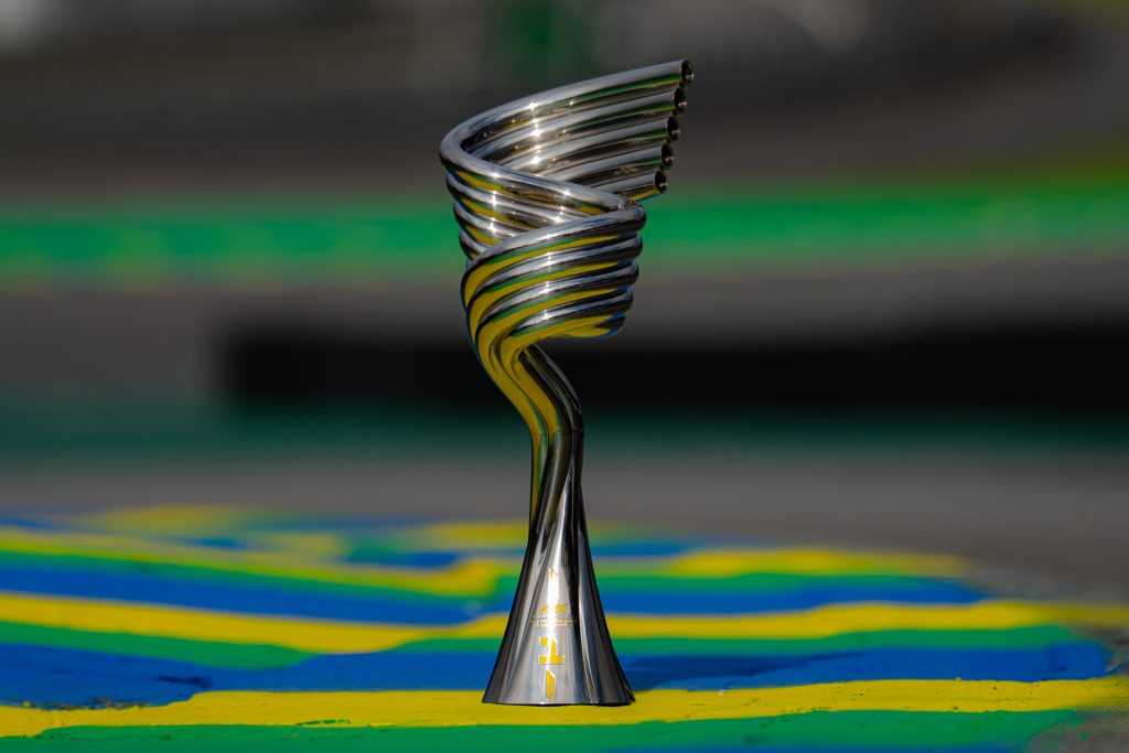 F1’s iconic V10 engines inspire striking titanium trophy for São Paulo Grand Prix