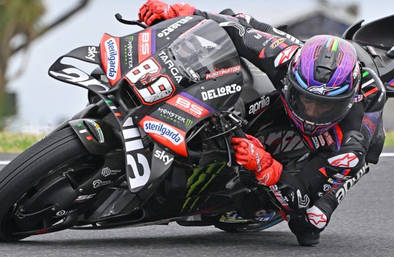 Aprilia atualiza estado de saúde de Martín após queda e fratura na sprint da Austrália