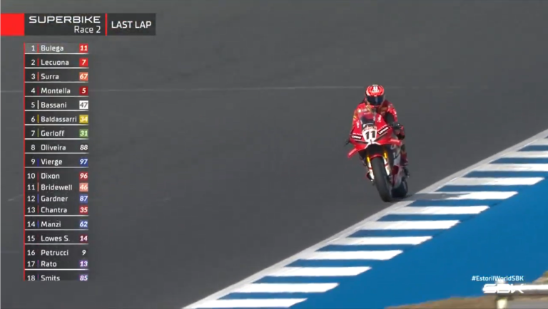 Bulega vence corrida 2 do WSBK em Estoril e estabelece novo recorde de pontos