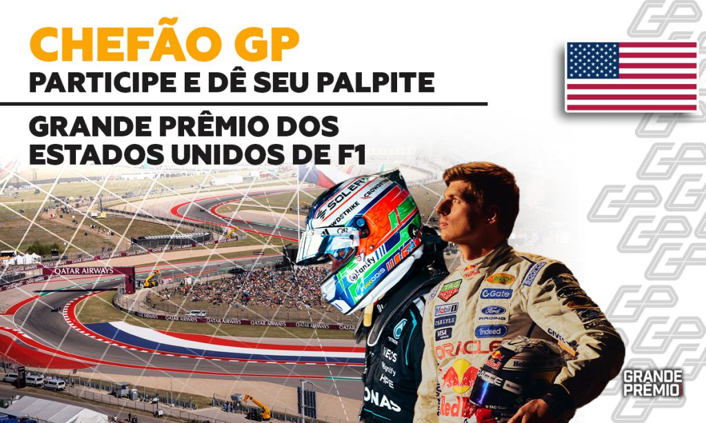 CHEFÃO GP abre palpites para GP dos Estados Unidos, 18ª etapa da F1 2026