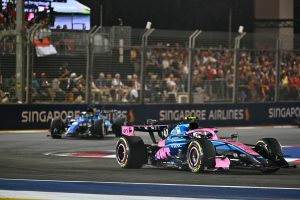 Colapinto abandona el GP de Singapur por un problema mecánico