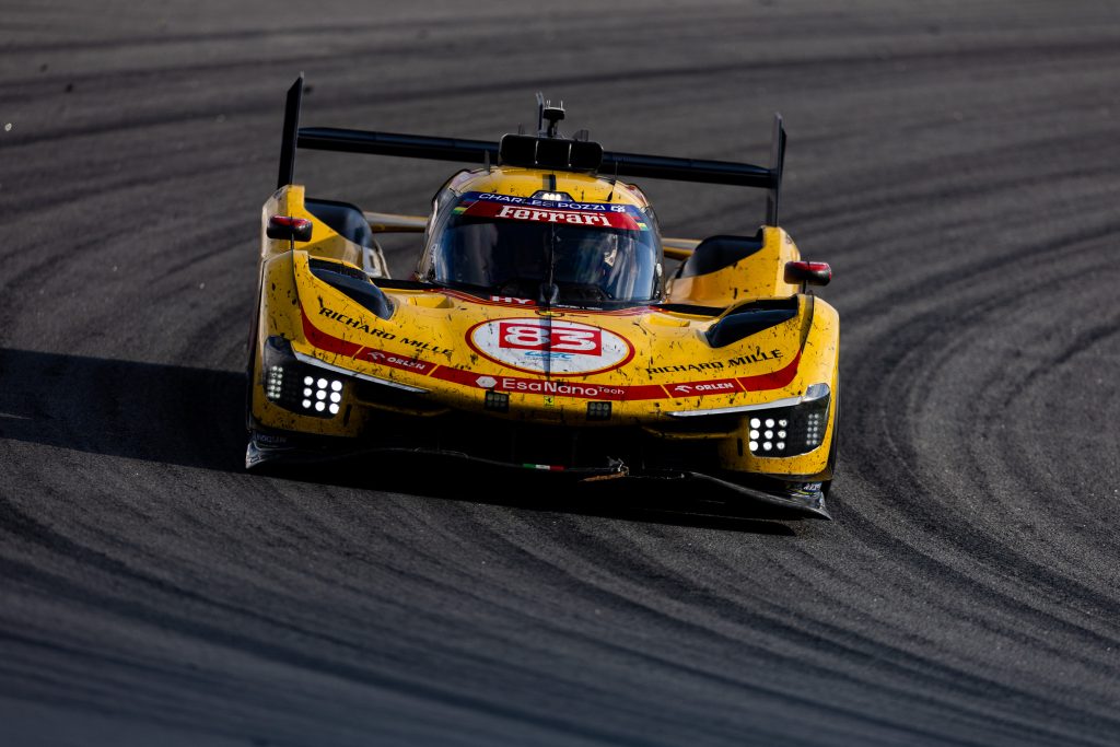 Kubica lidera la primera práctica de las 6 Horas de Barcelona con el AF Corse #83; López es 14° en LMGT3