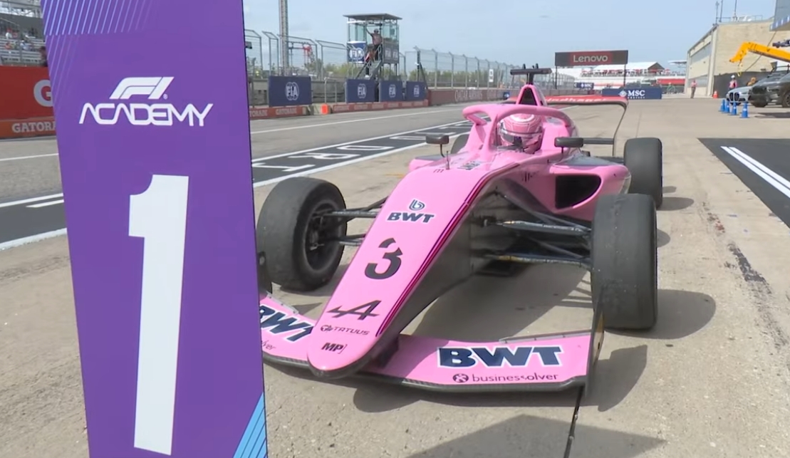 Gademan vence corrida 3 da etapa da F1 Academy nos Estados Unidos. Ferreira é 15ª