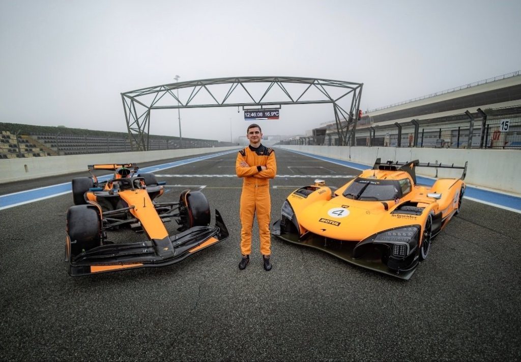 McLaren anuncia a Fornaroli para el WEC en 2027 y lo renueva como reserva en la F1