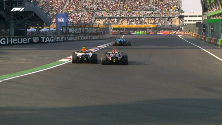 Verstappen joga carro em Lawson e provoca bandeira vermelha no TL2 do México