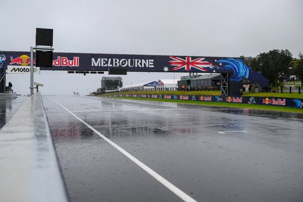 MotoGP adia início das atividades do GP da Austrália por mau tempo