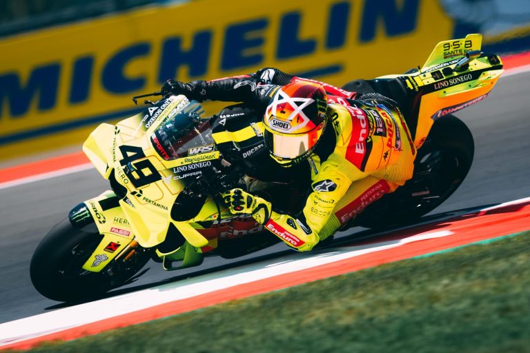 Di Giannantonio reveals Marc Márquez contact knocked his Ducati into first gear at Mandalika
