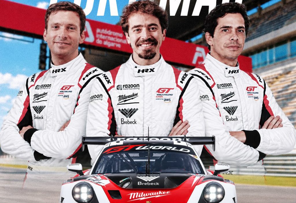 Trio brasileiro anuncia participação em etapa final do GTWC Europa 2026 em Portimão