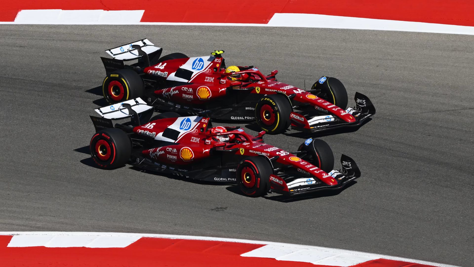 Ferrari bets on final F1 upgrade at Austin as Hamilton and Leclerc chase Red Bull