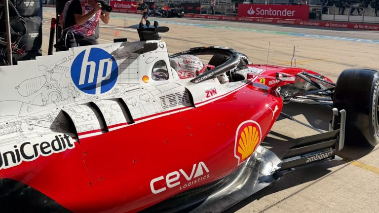 Leclerc receives black-and-white flag after forcing Russell off track in Austin FP2