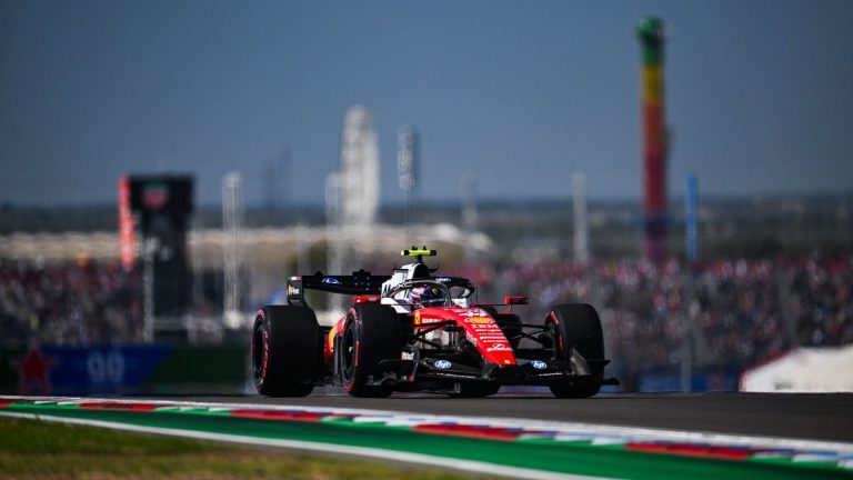 Ferrari llega favorita a la pole en Austin, pero Verstappen amenaza y los límites de pista acechan