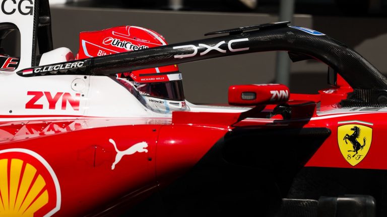 Leclerc diz que “brigou bastante” com carro da Ferrari e aceita 3º lugar no grid do México