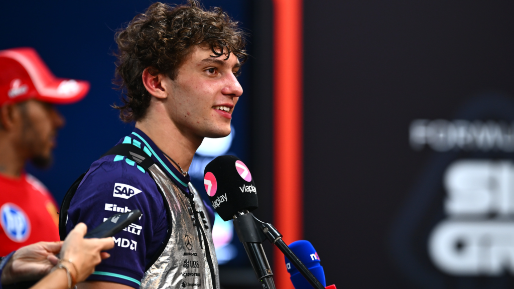 Antonelli ทิ้ง Russell 102 แต้มหลัง Singapore — เช็กตารางคะแนน F1 2026
