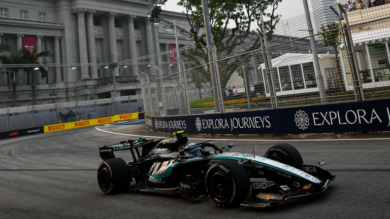 Antonelli admite dificuldades com Mercedes em Singapura: “Carro muito imprevisível”