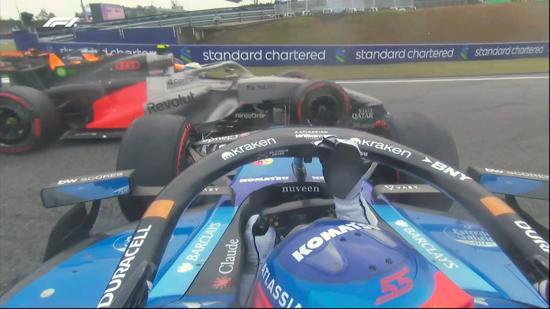Bortoleto handed 10-second Sepang penalty after contact with Sainz