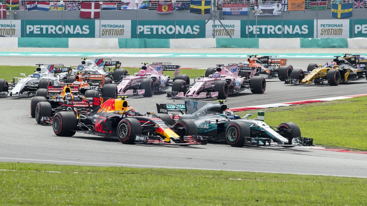Grid da F1 na Malásia 2017 x 2026