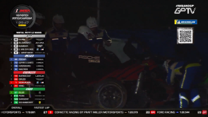Nasr perde controle do Porsche #7 e bate forte durante Petit Le Mans do IMSA SportsCar