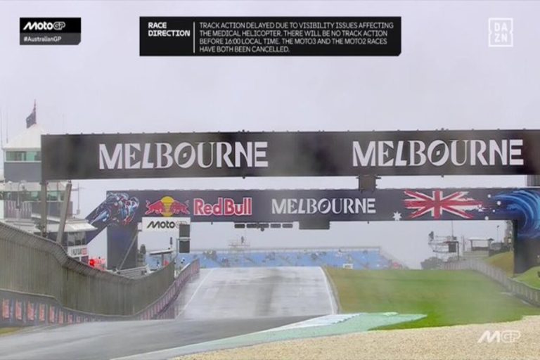MotoGP cancels final Phillip Island race as severe weather brings Australian GP to abrupt end