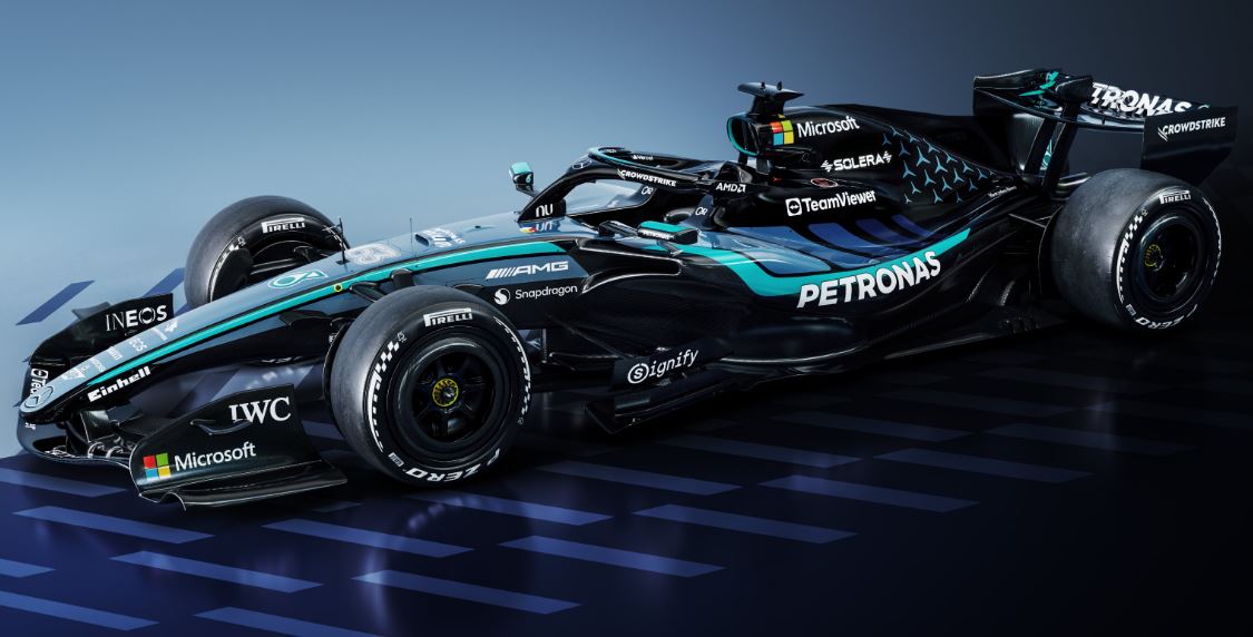 Mercedes revela pintura especial com detalhes em azul para GP dos Estados Unidos